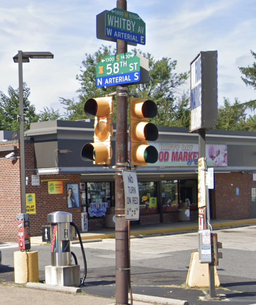 Another Philadelphia store owner shoots and kills another armed robber.    Happy Day Food Market on corner of South 58th Street and Whitby Ave.   Armed robber shot multiple times