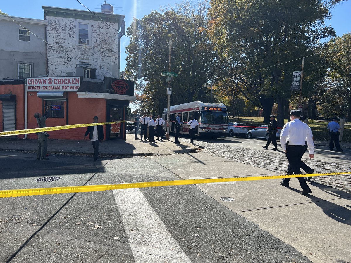 A septa bus driver is dead after being shot on Germantown and Abbottsford Aves this morning at 10:30. The 48 year old driver was shot in the chest and abdomen while driving his route and was killed
