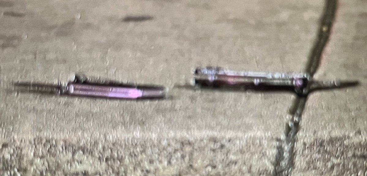Two knives and two bullet shells right next to Philadelphia City Hall within yellow crime scene tape at scene where @SEPTA Police shot man,48,in chest. He ran from scene of stabbing of 19yr old female Septa contracted worker stabbed in neck in subway at Broad and Walnut