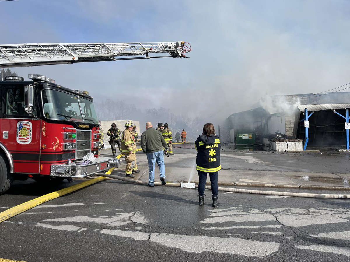More photos of the fire at the NEPA Mixed Martial Arts in Edwardsville