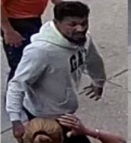 PhillyPolice sources tell they have obtained close up surveillance photos of  shooter of 3 people after his scooter crashed into female driver on Allegheny Avenue.  They estimate man in his 30s.  He was wearing  GAP hooded sweatshirt