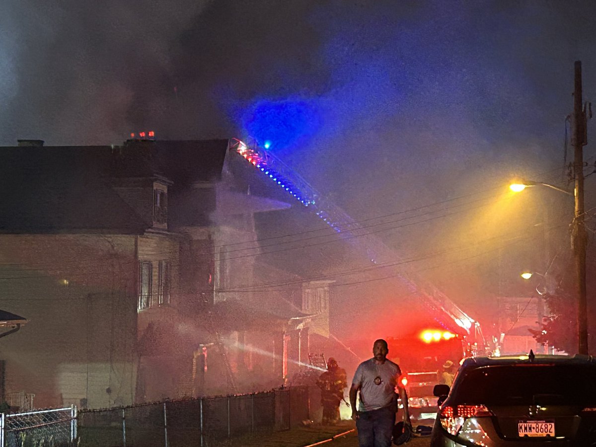 Pittsburgh Fire is fighting a 3-alarm residential fire at 915 Gibson Street in Elliott. There are no reported injuries at this time,
