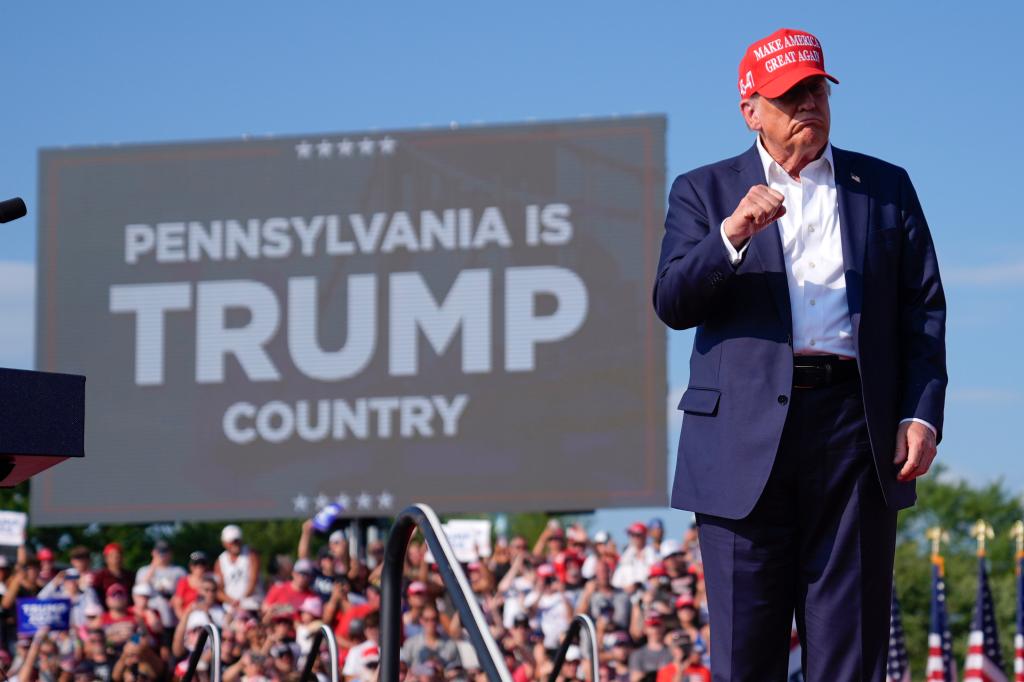 Trump rushed offstage after sounds of gunfire erupt at rally