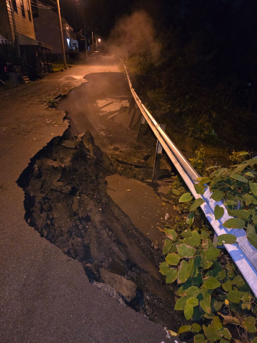 First responders were dispatched to Brereton St. @ Haran St. in Polish Hill for a landslide.Some area residential roads are closed, but access to the 28th St. Bridge remains available. 