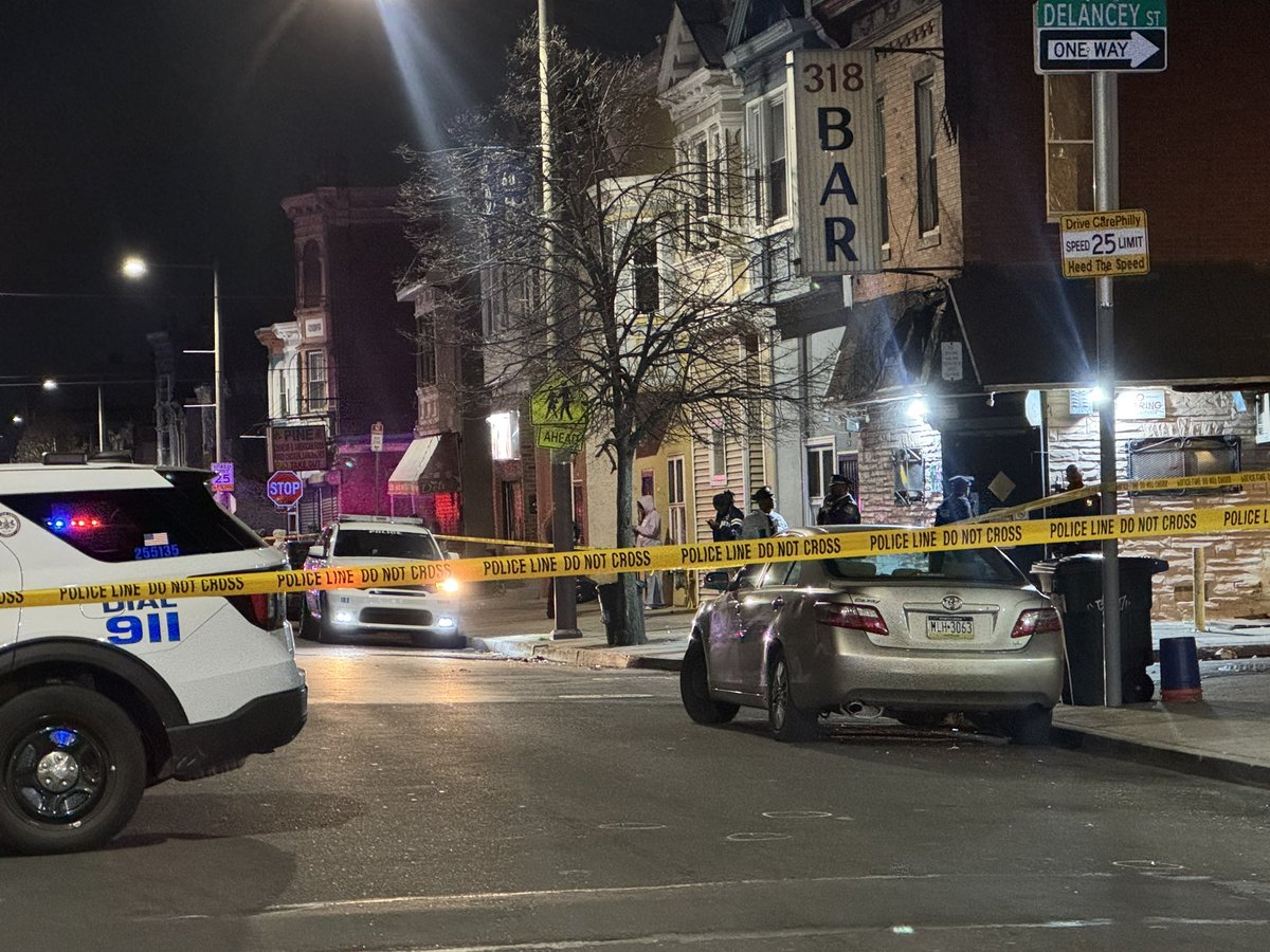 5 people were shot in West Philadelphia tonight, near 60th and Delancey Streets. Police say two of the victims have died. The conditions of the other three victims are unknown.