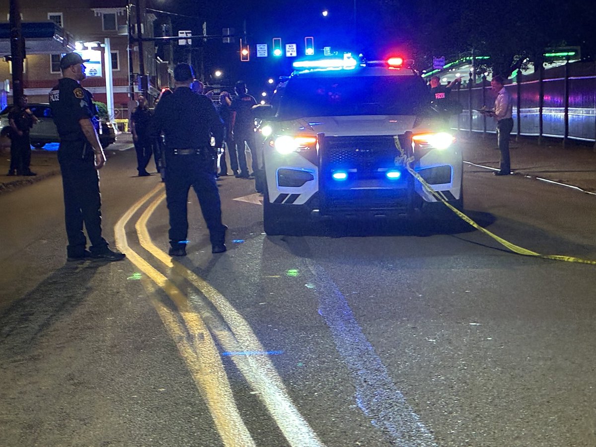 Three people shot after altercation following youth football game near Cupples Stadium in Pittsburgh, Pennsylvania; no suspect(s) in custody. Police are on scene in the area of Cupples Stadium at East Carson and S. 9th after a shooting inciden. Two males and one female were shot following an altercation. All three were transported to the hospital in stable condition
