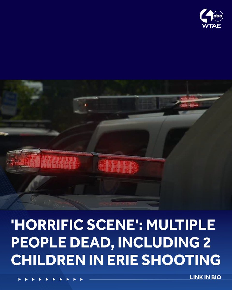 Multiple people dead, including 2 children in Erie shooting